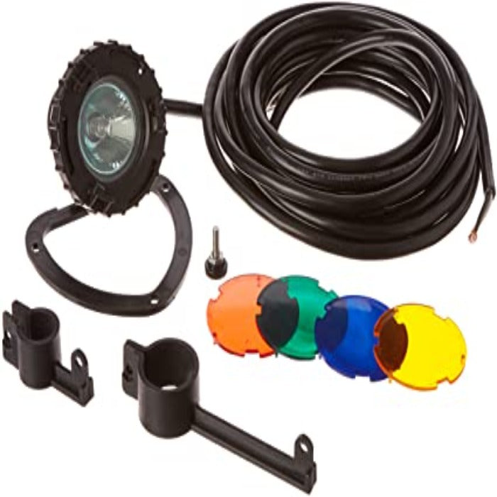 Little Giant Submersible LV Light by Rivendell Distribution with four lens caps for pond on Tampa Home & Garden Store