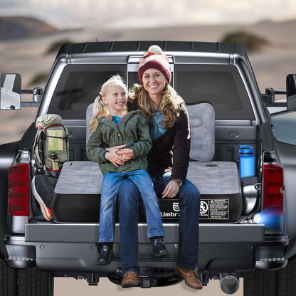 Umbrauto truck bed air mattress 5.5-6.5 ft square with wireless pump for full-size pickup on Tampa Home & Garden Store