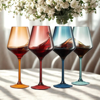 Floating Shatterproof Acrylic Wine Glasses