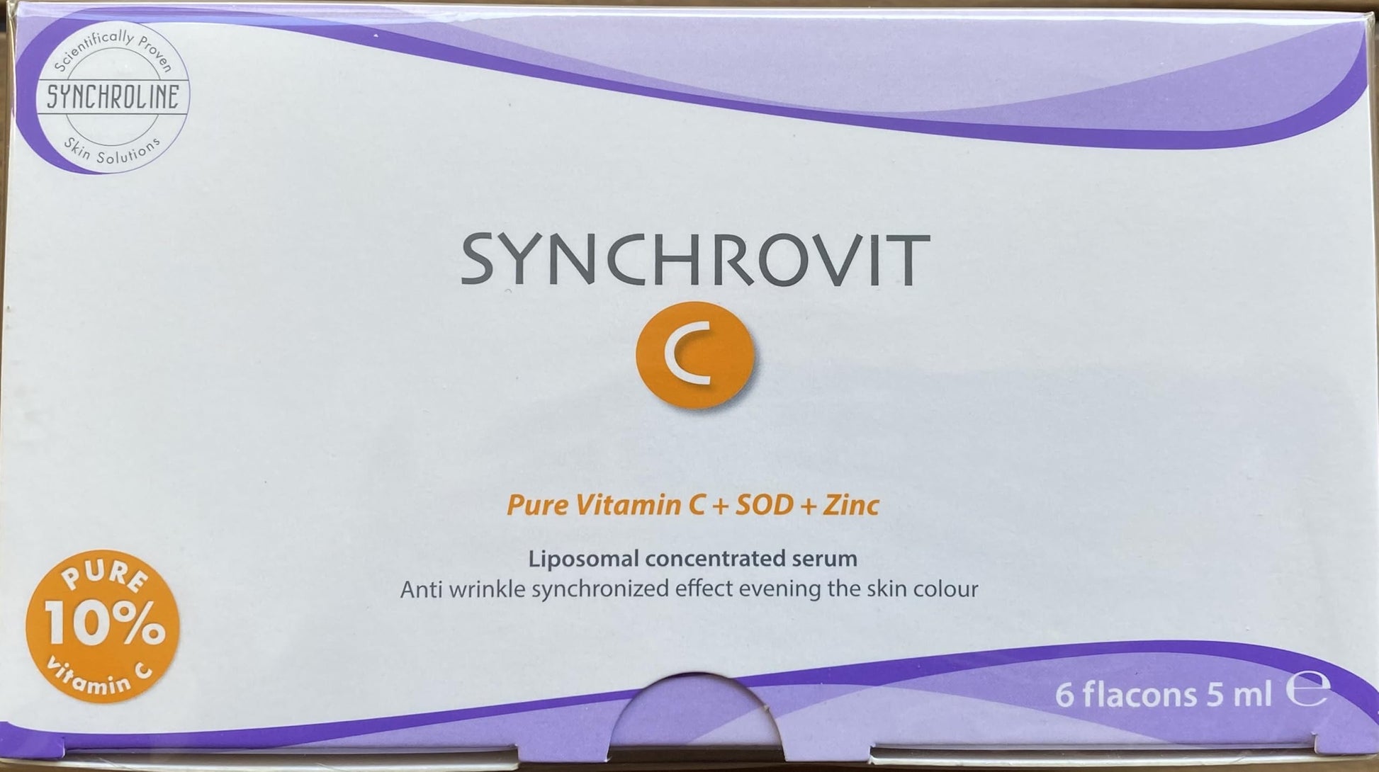Face serum Synchrovit C by Beauty Care Bag, 6x5ml, Pure Vitamin C 10% on Tampa Home & Garden Store