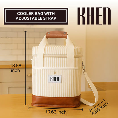 Durable Insulated Tote and Carrier With Dividers