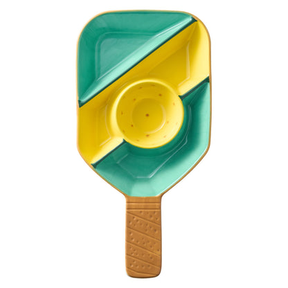 Ceramic Pickleball Paddle Serving Tray Platter