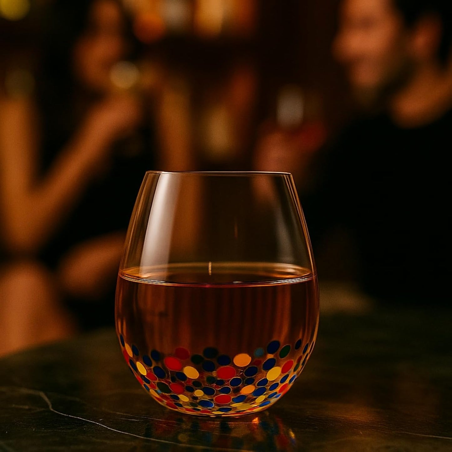 Hand Blown Mexican Wine Glasses And Festive Flair