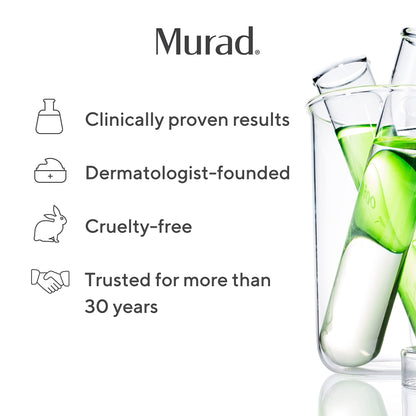 Murad City Skin Overnight Detox Moisturizer 50ml banner with Murad logo and glassware imagery on Tampa Home & Garden Store