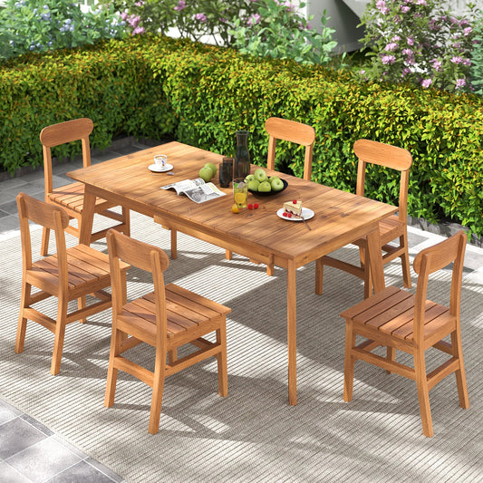 71 Inch-94 Inch 6-8 People Patio Extendable Dining Table - Tampa Home & Garden Store