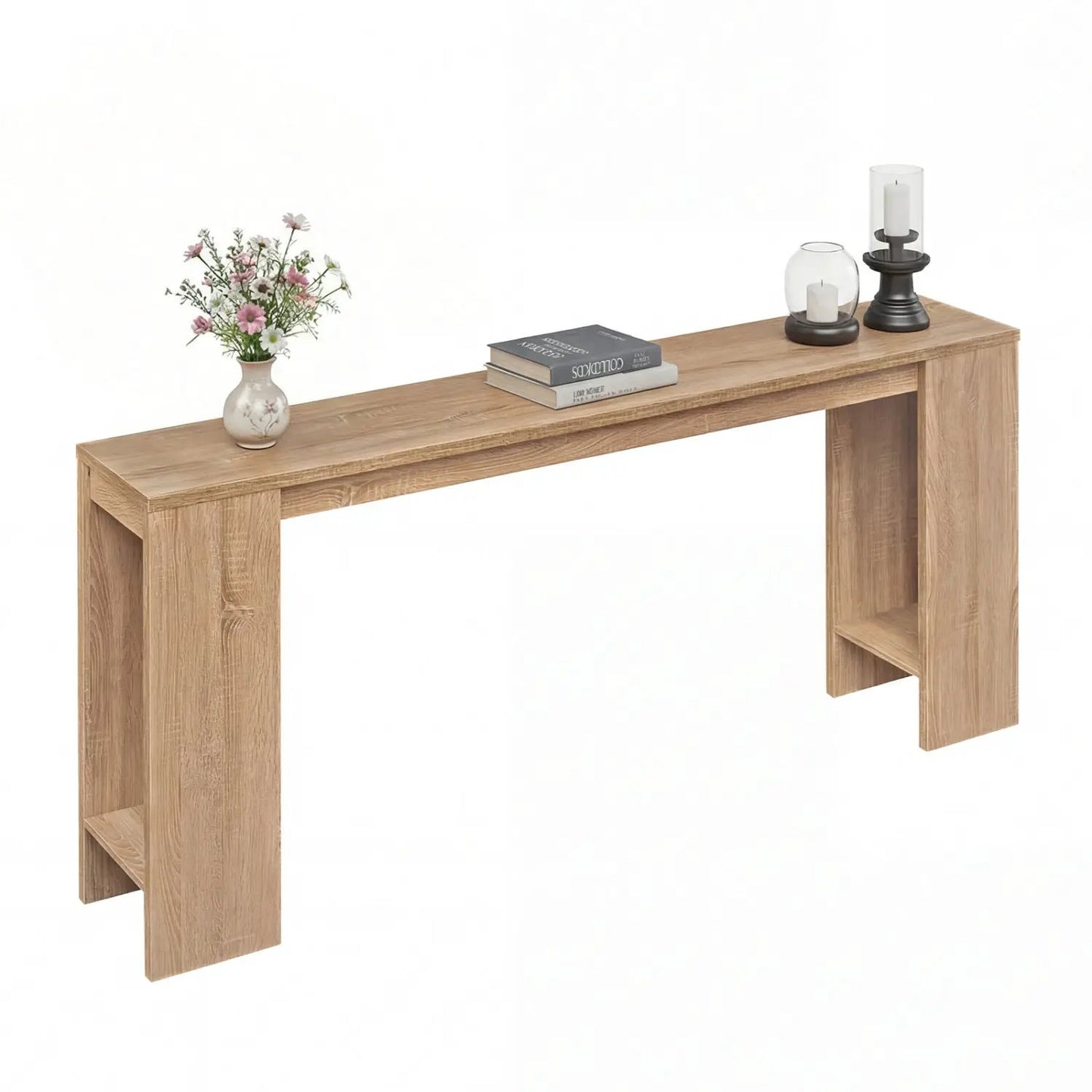 71 Inch Console Table With Storage For Hallway