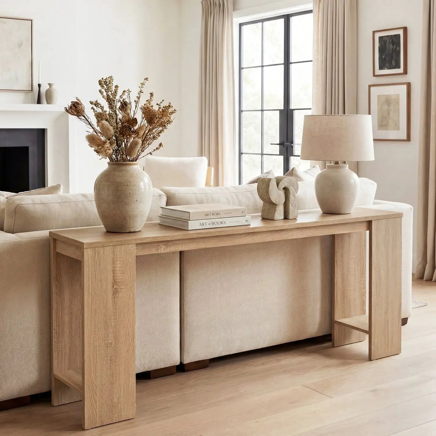 71 Inch Console Table With Storage For Hallway