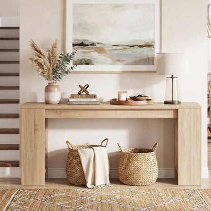 71 Inch Console Table With Storage For Hallway