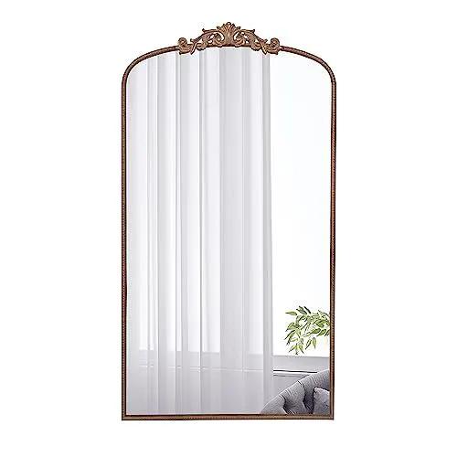 Arch mirror with ornate bronze Baroque frame, wall decor for bathroom, bedroom, living room on Tampa Home & Garden Store