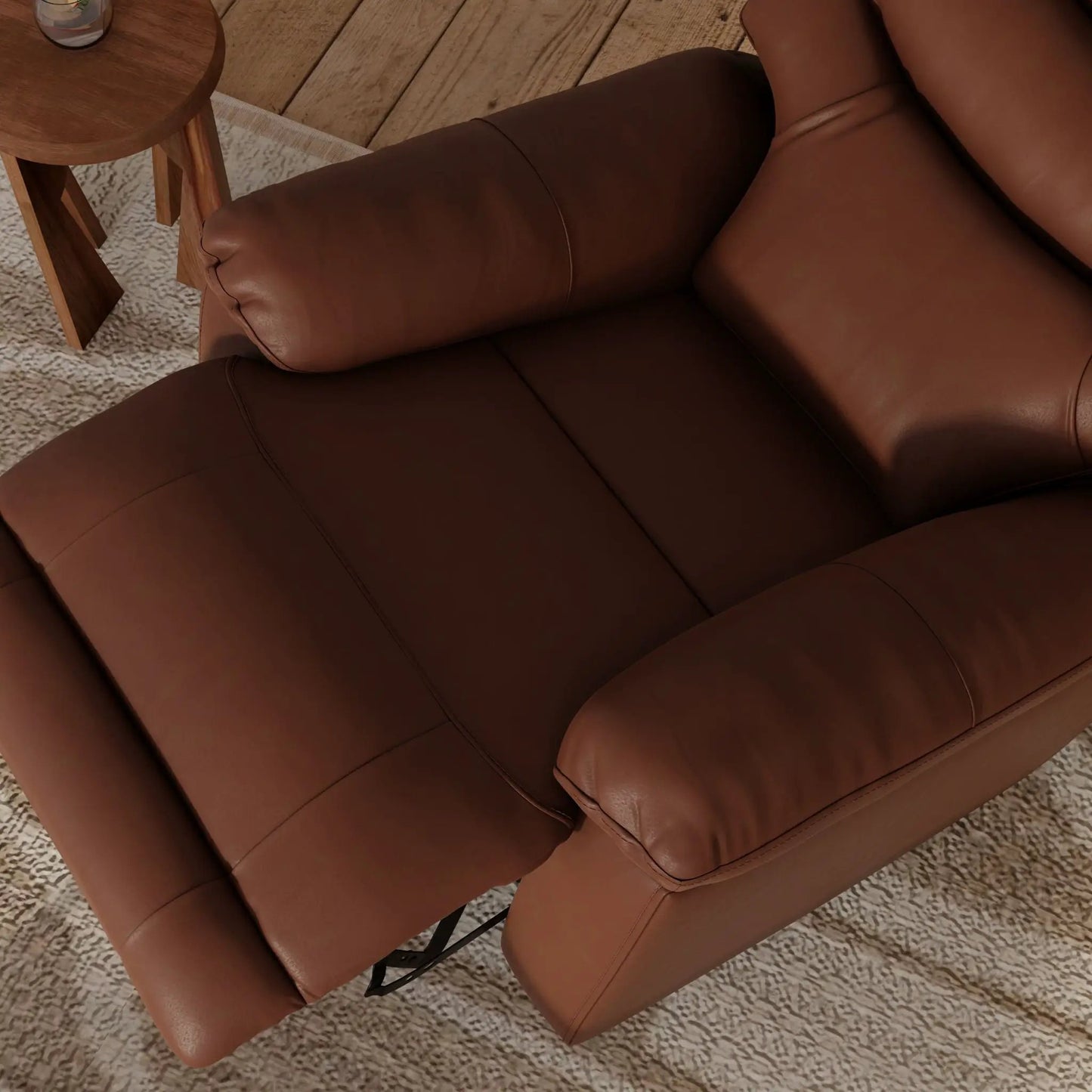 Oslo Antelope Swivel Glider Recliner Footrest