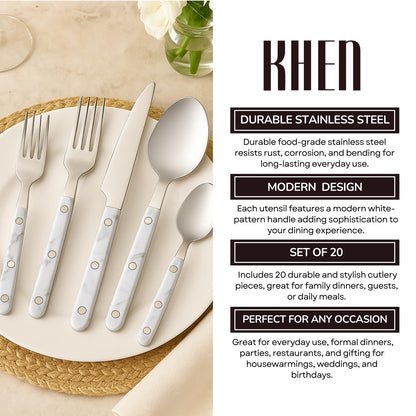 Twenty Piece Premium Stainless Steel Flatware