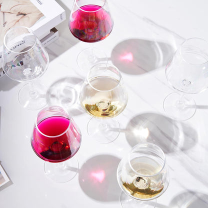 Barcelona Acrylic Stemmed Wine Glass Set of 8