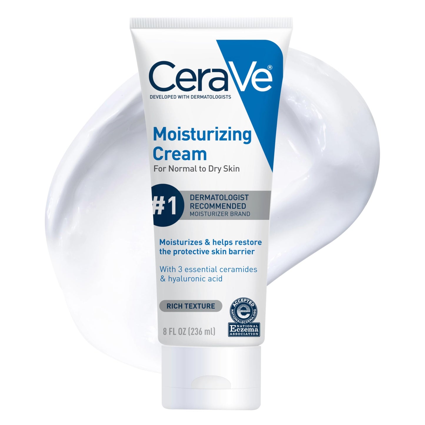 CeraVe Moisturizing Face Cream SPF 50 for normal to dry skin with blue logo on Tampa Home & Garden Store