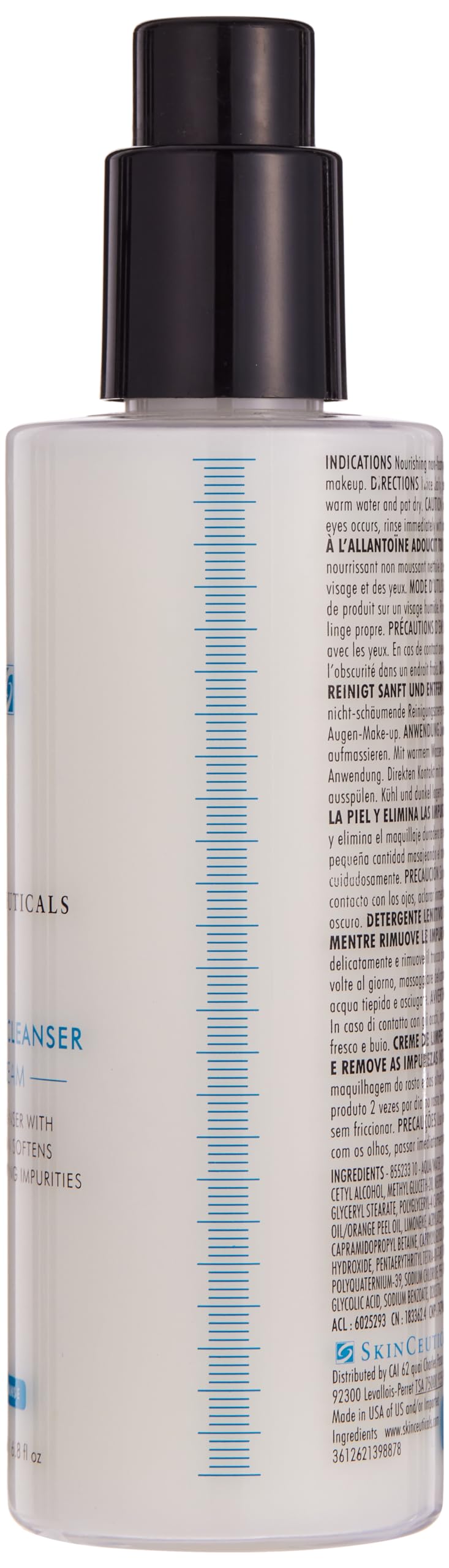 Skinceuticals Gentle Cleansing Cream bottle with black pump on white container on Tampa Home & Garden Store