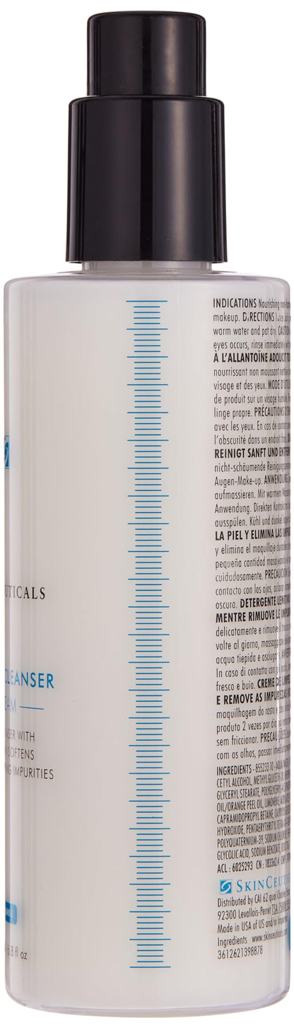 Skinceuticals Gentle Cleansing Cream bottle with black pump on white container on Tampa Home & Garden Store