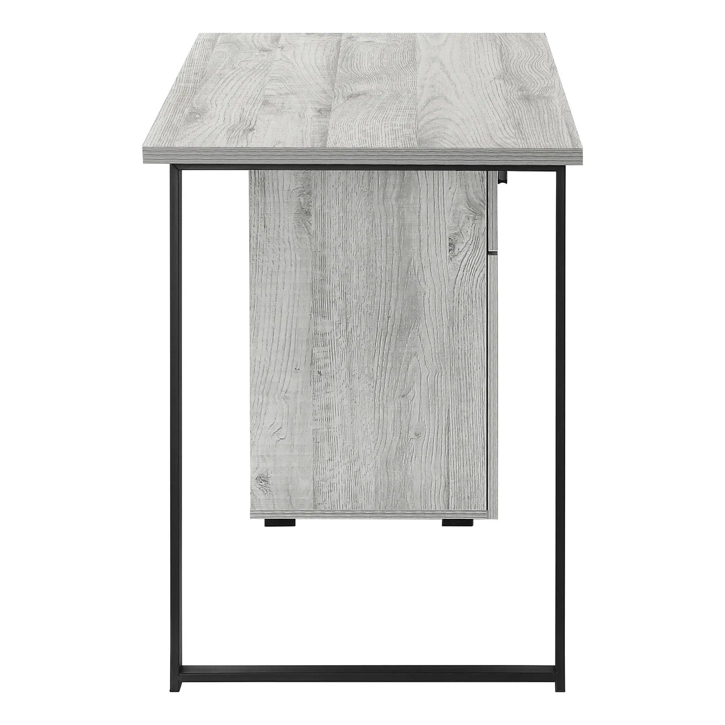 Computer Desk With Left and Right Setup Storage