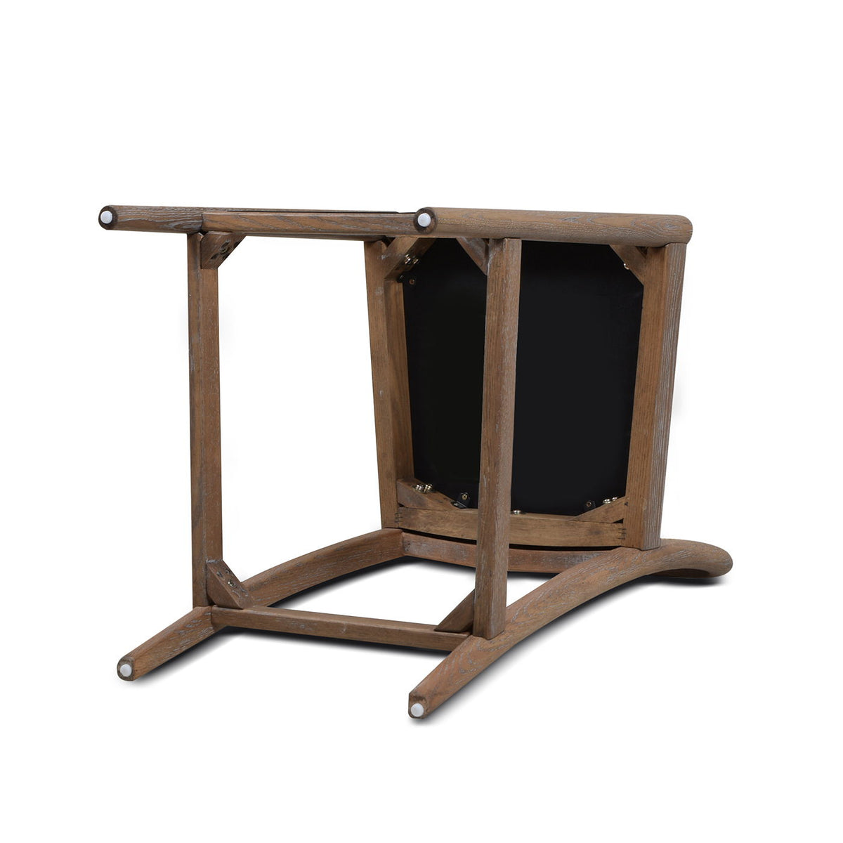 Curved Back Cane Counter Stools with black cane webbing, frame, HouseOfZazla set of 2 on Tampa Home & Garden Store