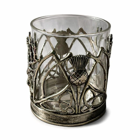 Stag Whiskey Glass and a Clear Alloy Tumbler
