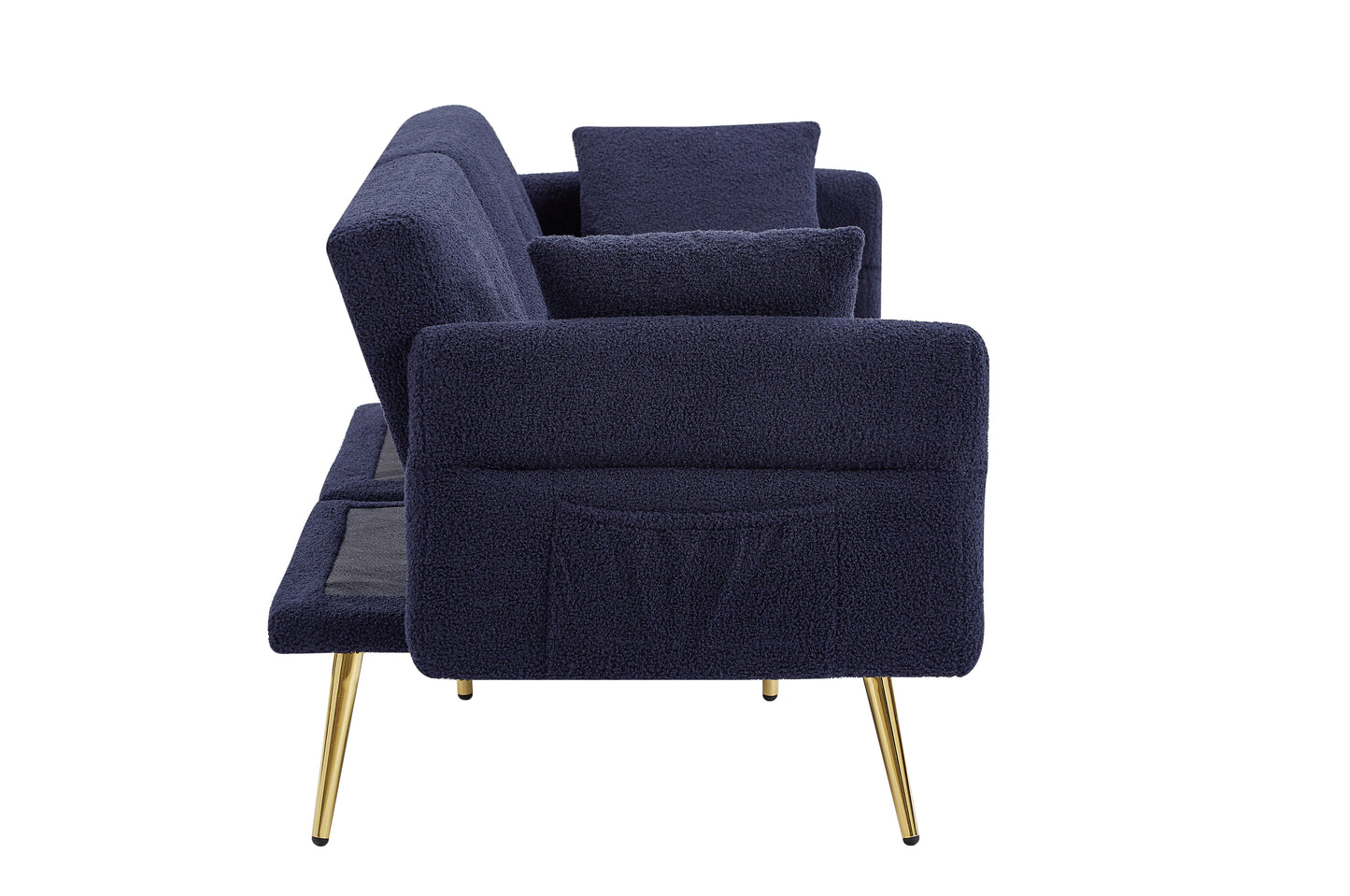 Modern Teddy Upholstered Sleeper Loveseat