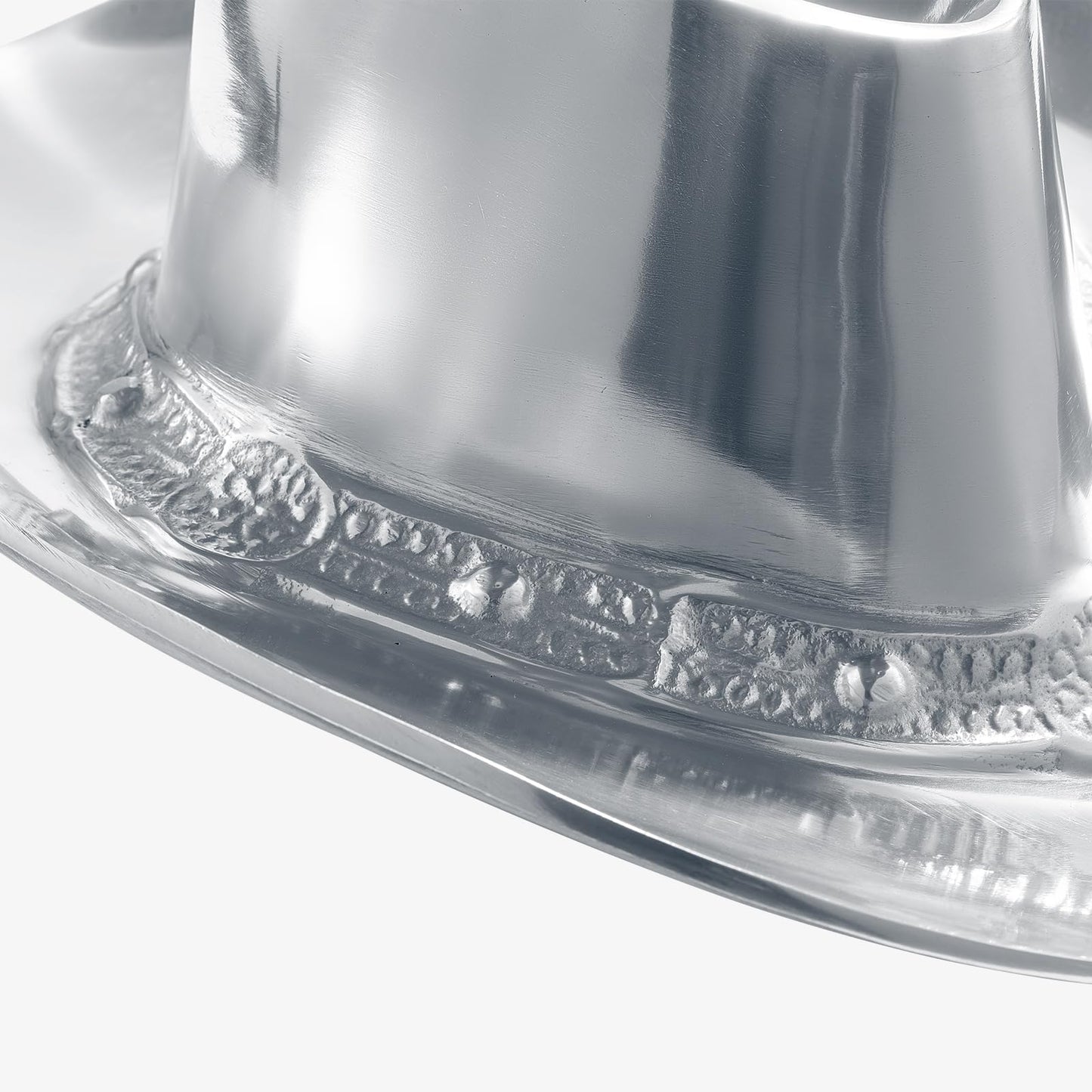 The Silver Brass Cowboy Hat Chip And Dip Bowl
