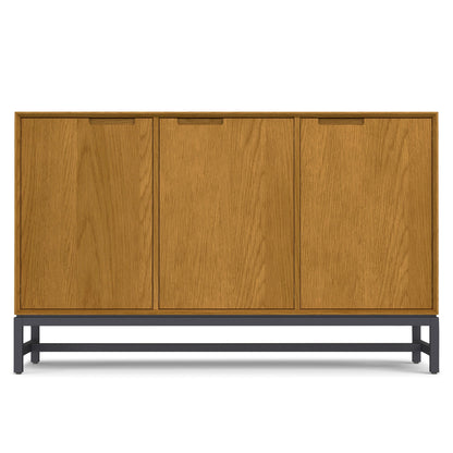 Banting sideboard buffet solid rubberwood with black metal frame finish HouseOfZazla on Tampa Home & Garden Store