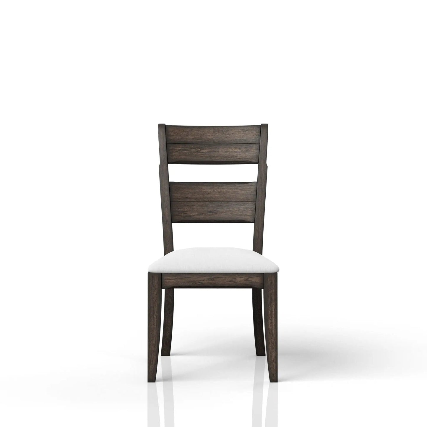 Traditional Ladderback Upholstered Side Chair