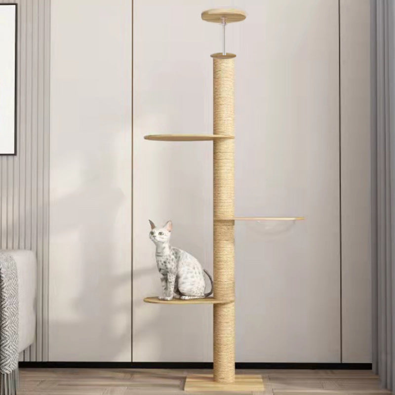 Tongtian Column Climbing Frame Cat Toys cat tree with natural sisal rope column by Sell My Stuff on Tampa Home & Garden Store