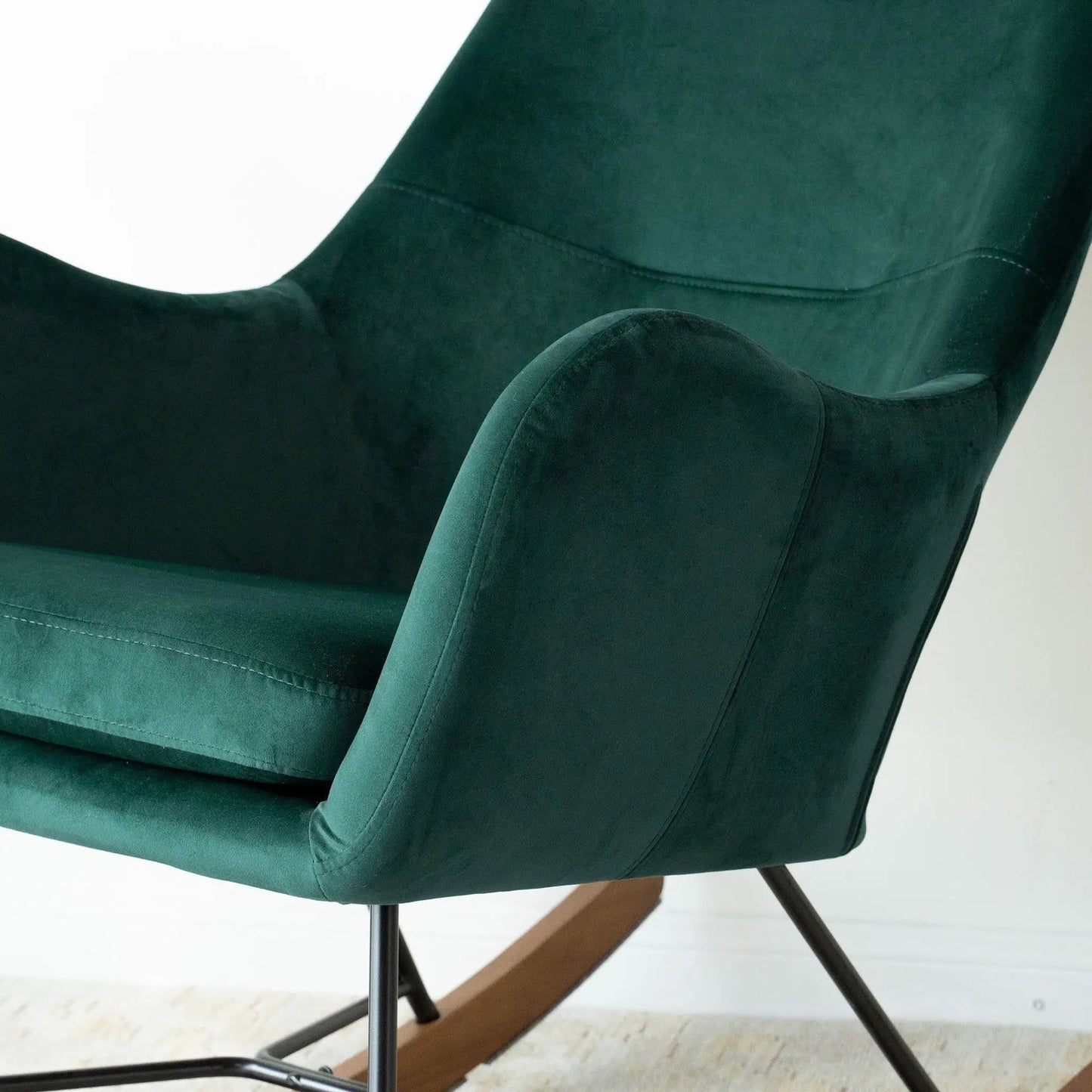 Chel Mid Century Modern Rocking Chair Lounge