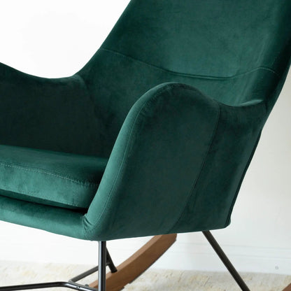 Chel Mid Century Modern Rocking Chair Lounge