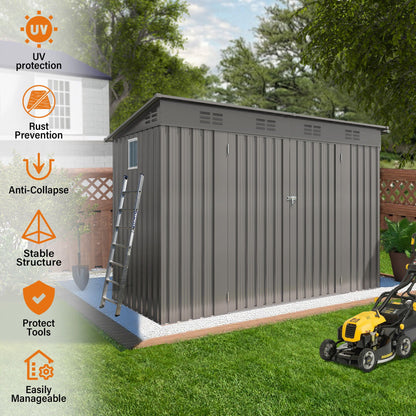 4x9 Ft Outdoor Storage Shed For A Backyard Space