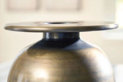 Fedorleigh Vase in Antique Brass Finish Modern