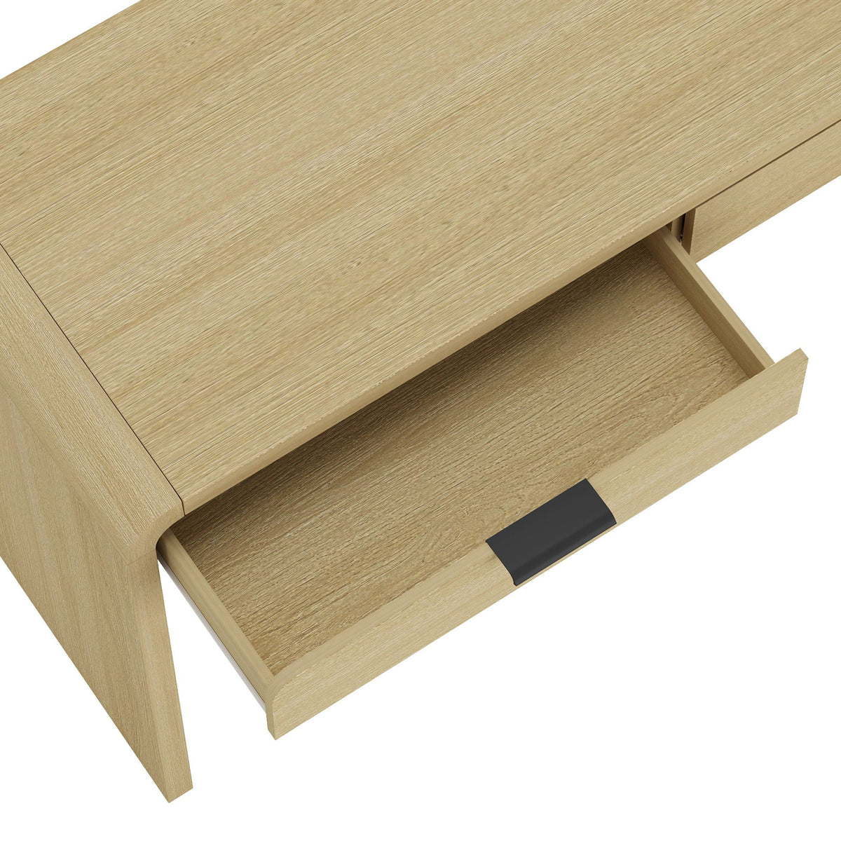 Oak office desk with 2 drawers, Grace Collection, natural finish, HouseOfZazla writing desk on Tampa Home & Garden Store