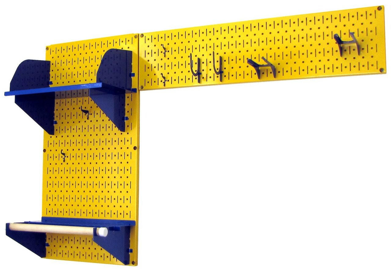 Wall Mount Pegboard Garden Tool Storage Kit