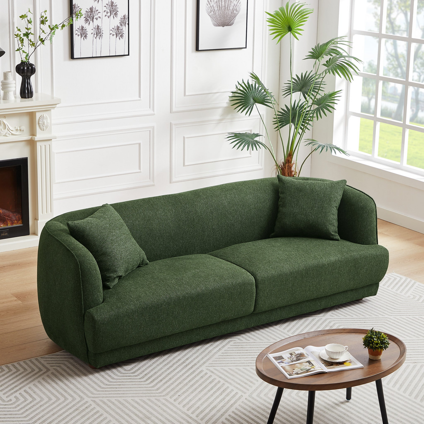 Larisa Mid Century Modern Living Room Sofa