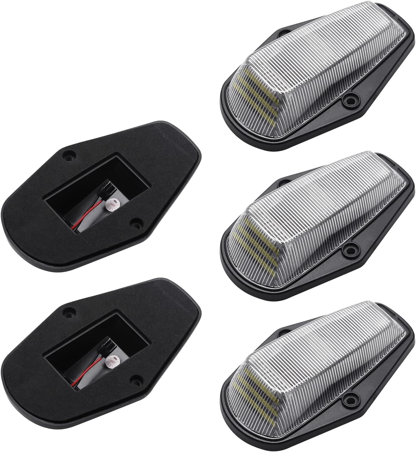 Ford F250 Super Duty LED roof cab lights clear smoked amber LED, 4-pack by AutoLEDTech.com on Tampa Home & Garden Store