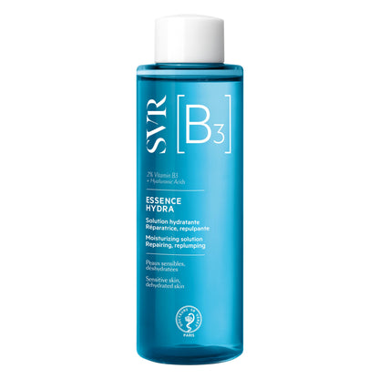 Blue SVR B3 Niacinamide hydrating essence face serum bottle with white cap 5.07 fl oz on Tampa Home & Garden Store