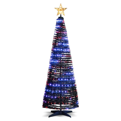 6.2 ft pop-up lighted Christmas tree with 282 RGB LEDs, green by DirectDeals on Tampa Home & Garden Store