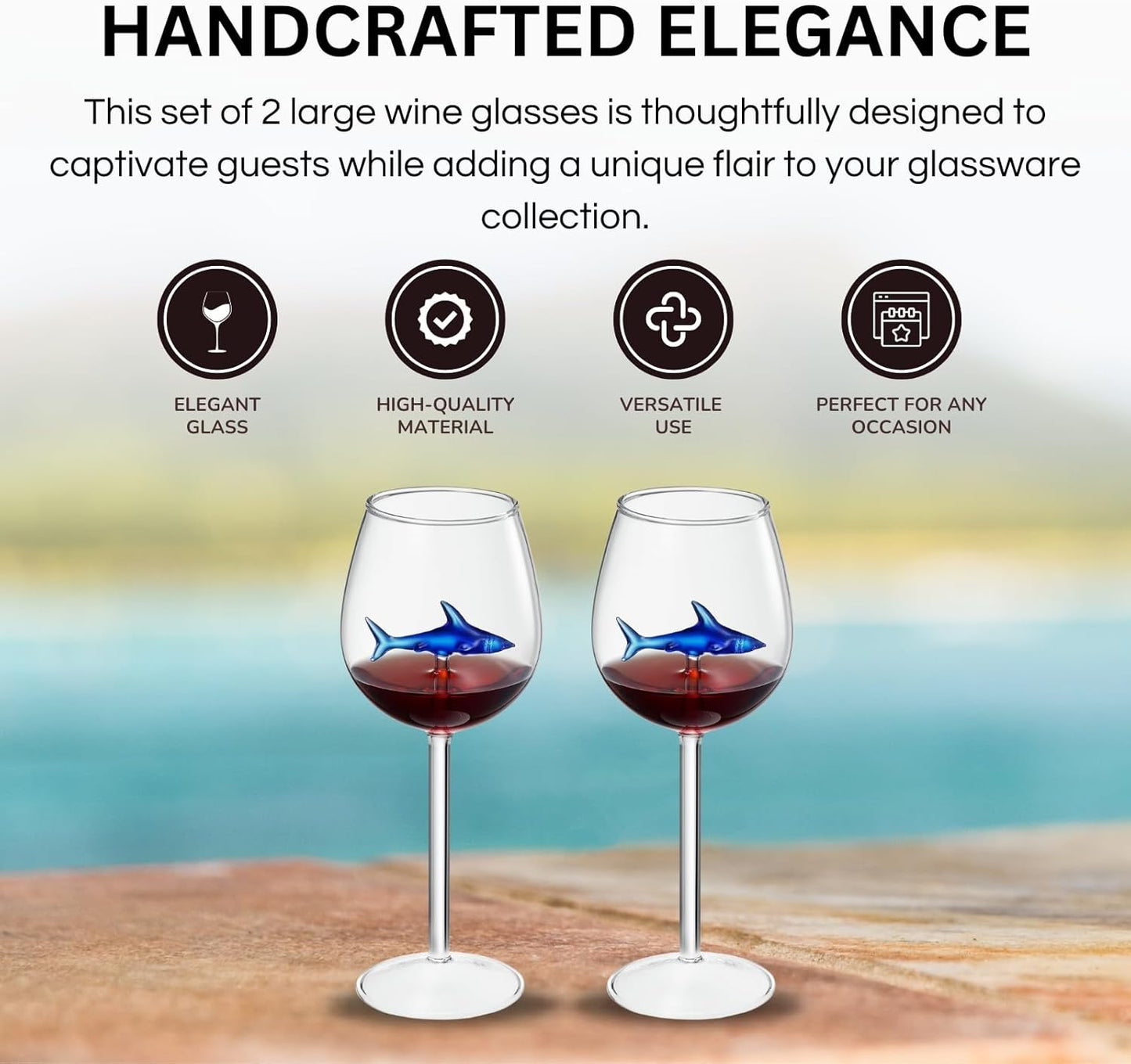 Elegant Flower Champagne Glasses Set of Four