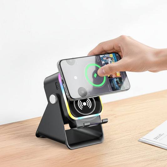Bluetooth Speaker Phone Stand with Induction Sound Wireless Audio Dock - Tampa Home & Garden Store