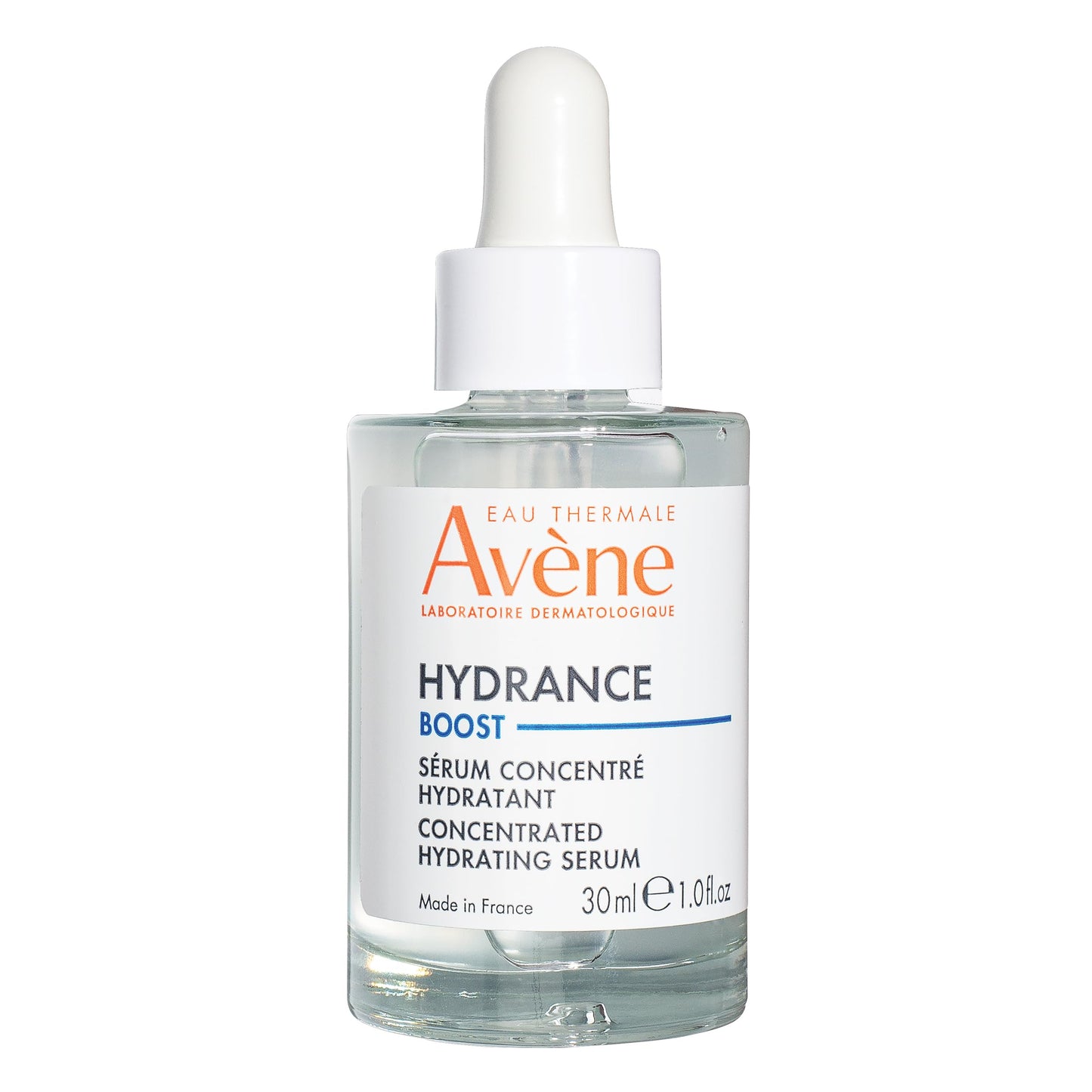 Avene Hydrance Boost Serum bottle white cap skincare serum on Tampa Home & Garden Store