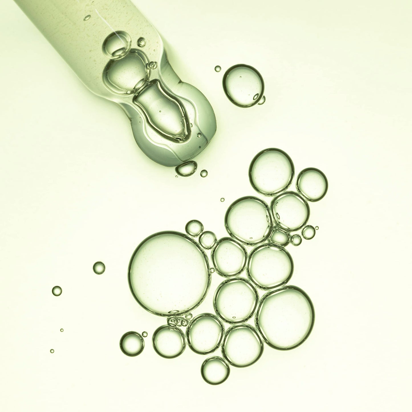 Lumene Sebum Balancing Serum close-up with translucent green droplets on Tampa Home & Garden Store