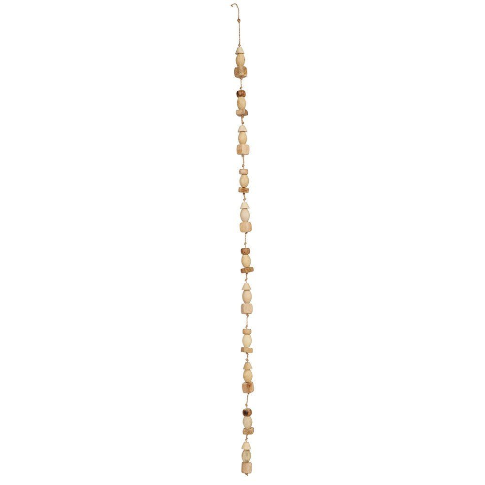 72" Mango Wood Bead Garland - Tampa Home & Garden Store