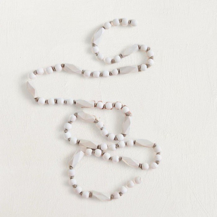 72" Paulowina Wood Bead Garland Decor - Tampa Home & Garden Store