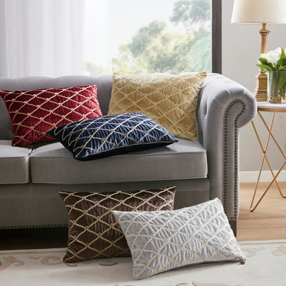 Oblong decor pillows 22x15 assorted colors set of 4 by HouseOfZazla on Tampa Home & Garden Store