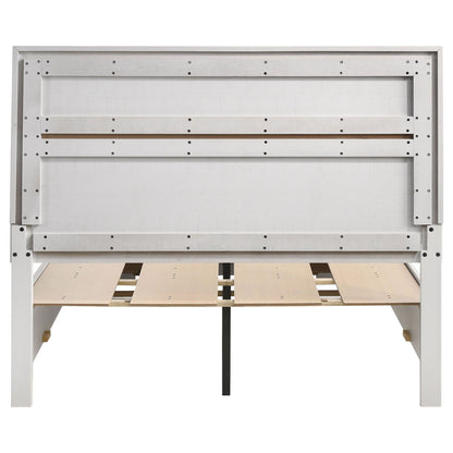 Urbana storage panel bed by HouseOfZazla; metal frame and slatted platform on Tampa Home & Garden Store