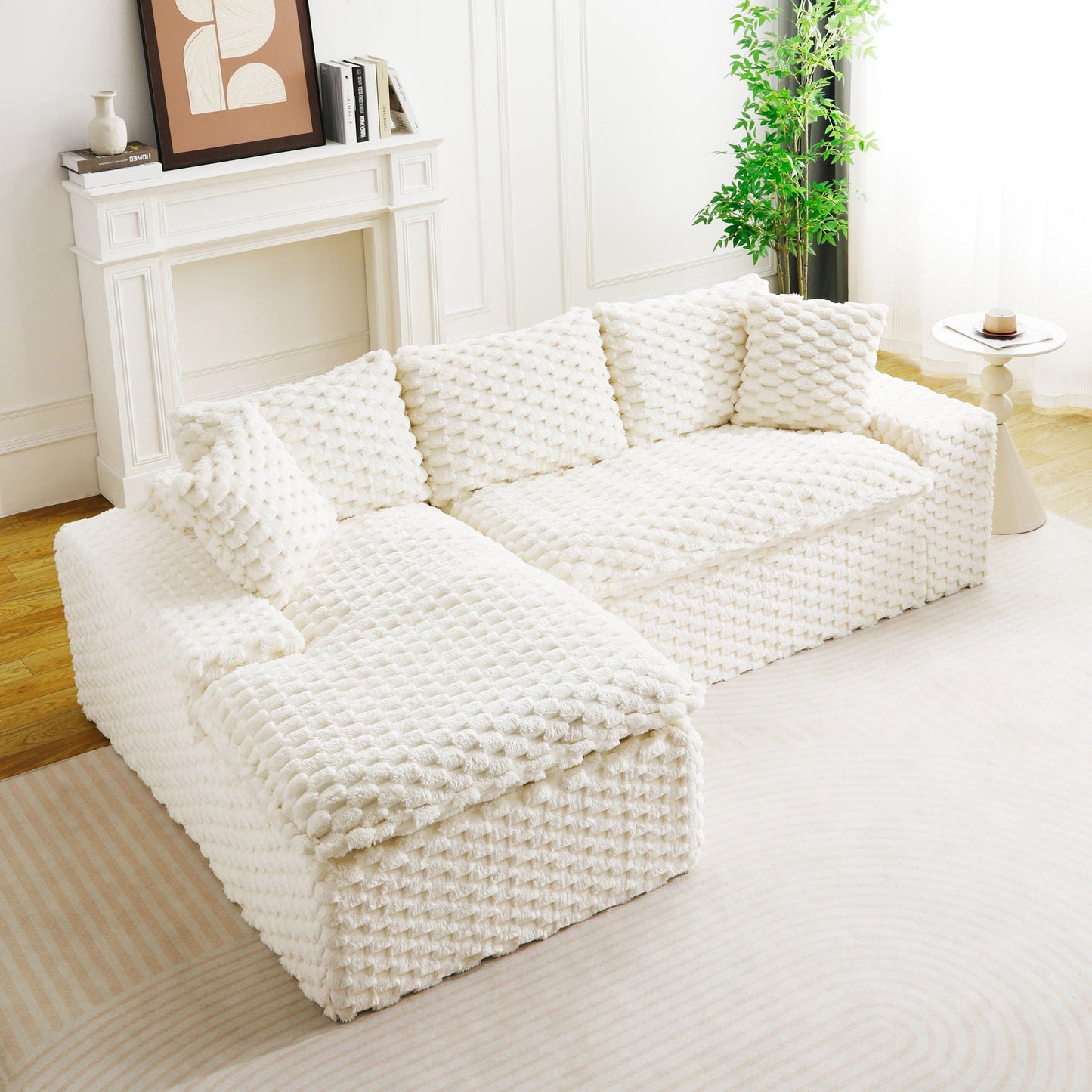 Modular Convertible Sofa and Twin Chaise Lounge