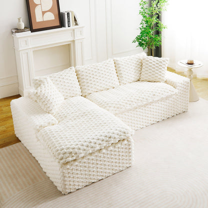 Modular Convertible Sofa and Twin Chaise Lounge