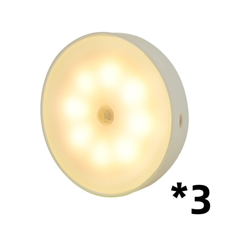 Puck Lights by UpTrend Deals, 3-pack rechargeable under-cabinet lighting with motion sensor on Tampa Home & Garden Store