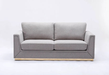 Valin linen sofa gray stationary sofa by Unique Piece Furniture on Tampa Home & Garden Store