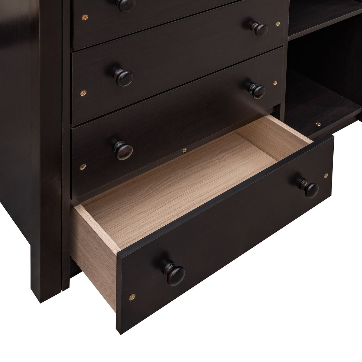Bunk Bed With Six Drawers And Flexible Shelves